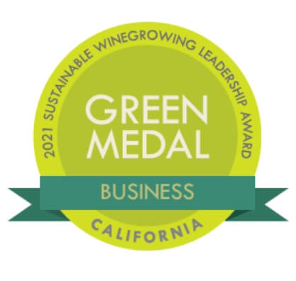 Green Medal for Business: 2021 California Sustainable Winegrowing leadership