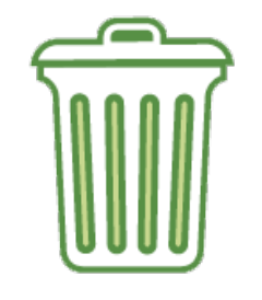 Trash can icon