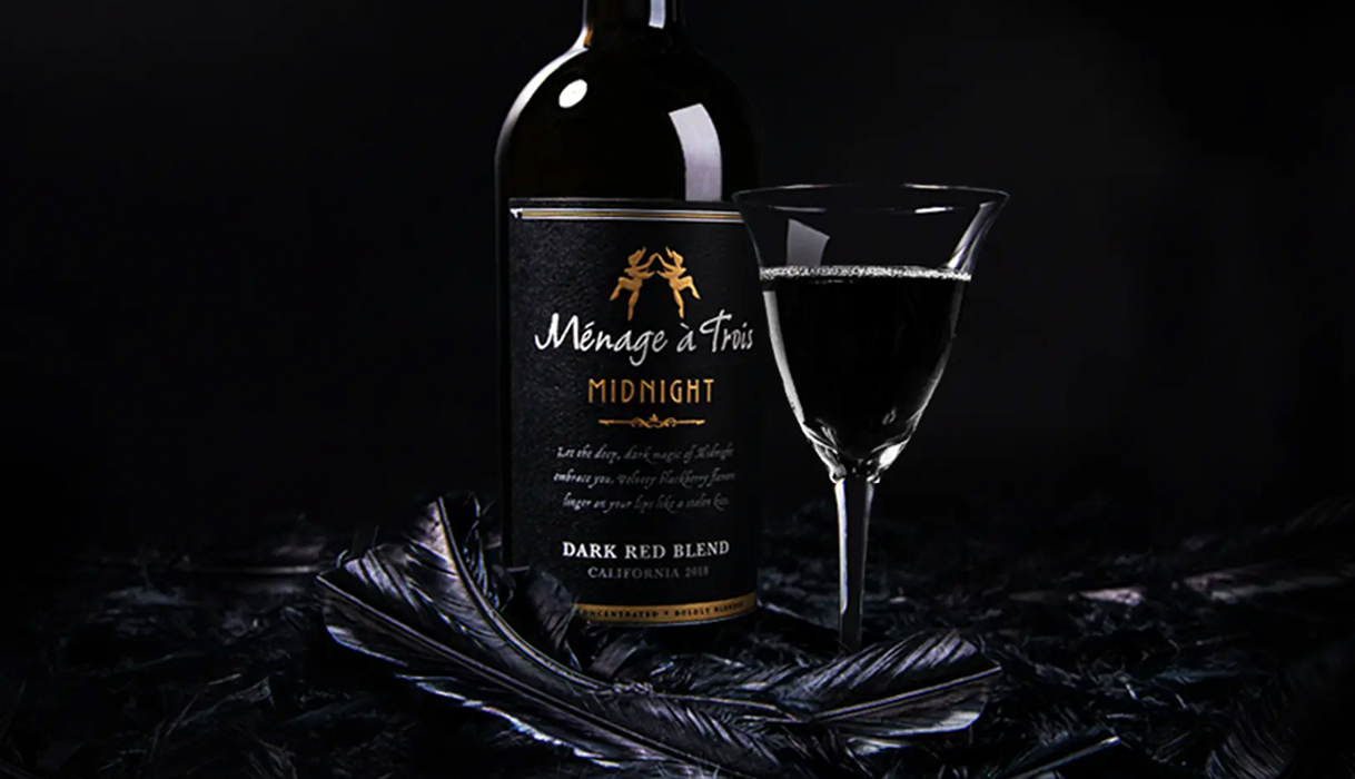 Midnight black raven cocktail