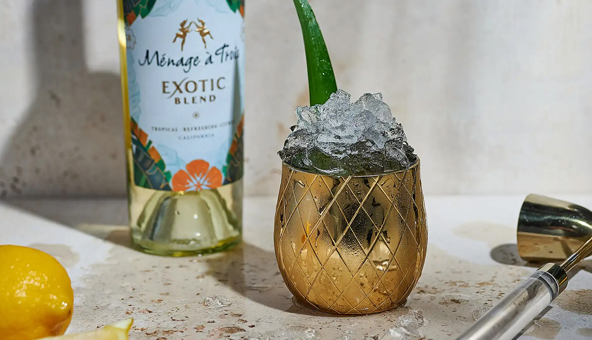 Ménage à Trois Exotic White Blend Cocktail