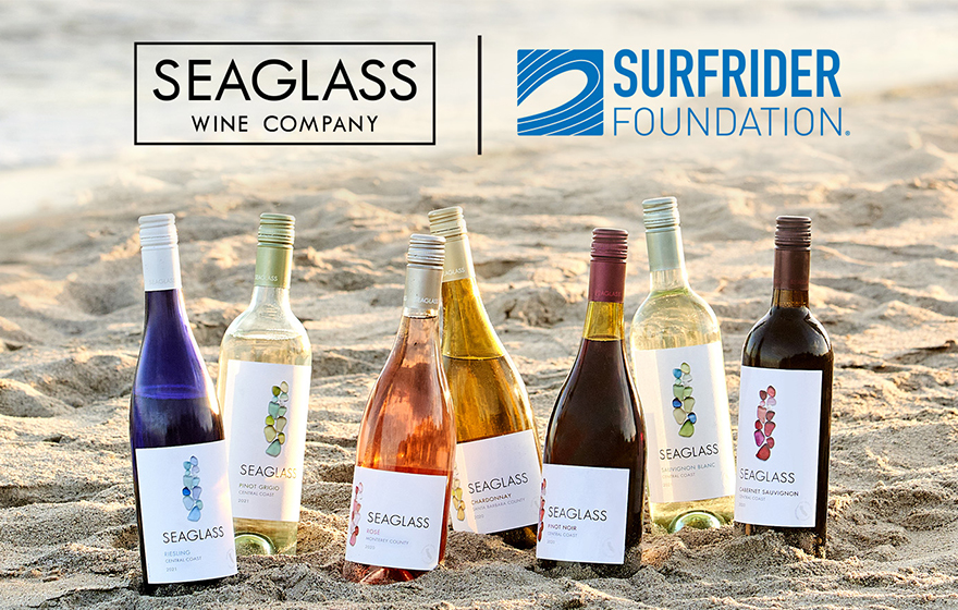 SEAGLASS wines and Surfrider Foundation